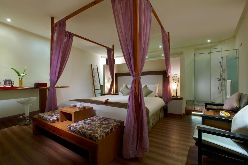 Howard Resort Xitou Lago Lago Lugu Esterno foto